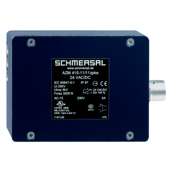 Schmersal AZM 415-11/11ZPKE 24VAC/DC 101167190 — Промышленные компоненты