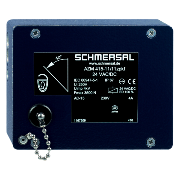 Schmersal AZM 415-11/11ZPKF 24VAC/DC 101167209 — Промышленные компоненты