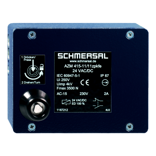 Schmersal AZM 415-02/02ZPKFE 24V AC/DC 101209214 — Промышленные компоненты
