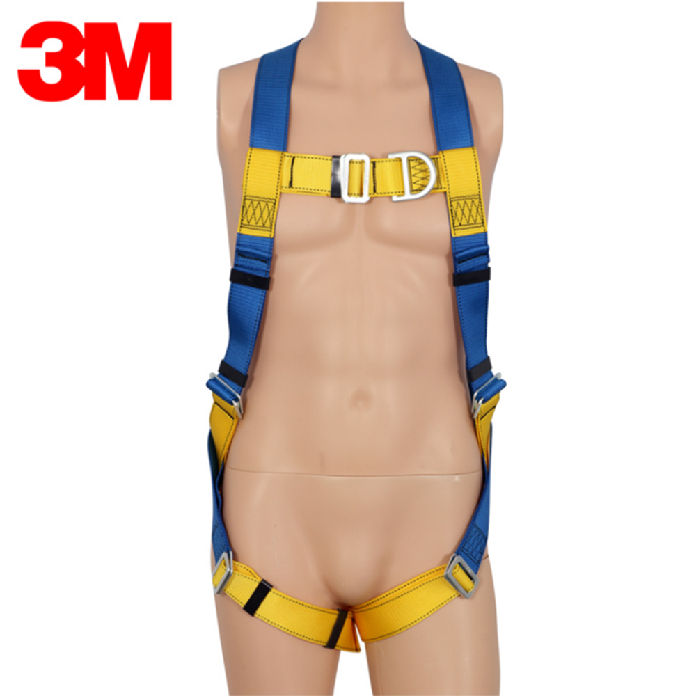 Full Body Safety Harness Fall Protection | Belt Five-point Adjustment Sternal D-Ring Industrial Roofing Construction 1390024 — Безопасность и защита