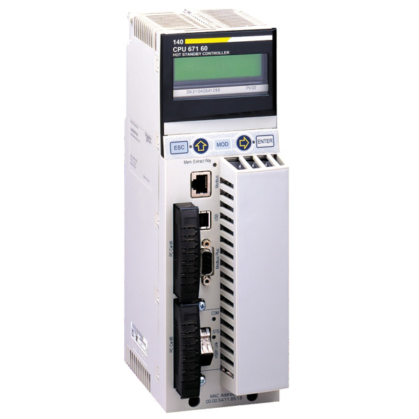Modicon Unity Hot Standby Processor with Multimode Ethernet 140CPU67160 — Контроллеры и ПЛК