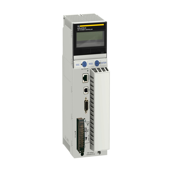 Modicon Unity Hot Standby Processor with Single Mode Ethernet 140CPU67861 — Контроллеры и ПЛК