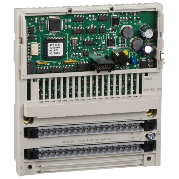 Modicon Distributed Analog Output Module 170AAO12000 — Модули ввода-вывода