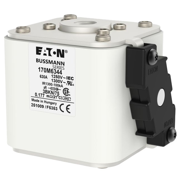 Bussmann Fuse 630A 1250V 3BKN/75 AR CU 170M6344 — Промышленные компоненты
