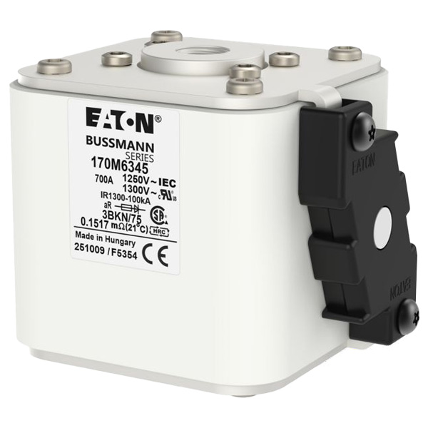 Bussmann Fuse 700A 1250V 3BKN/75 AR CU 170M6345 — Промышленные компоненты