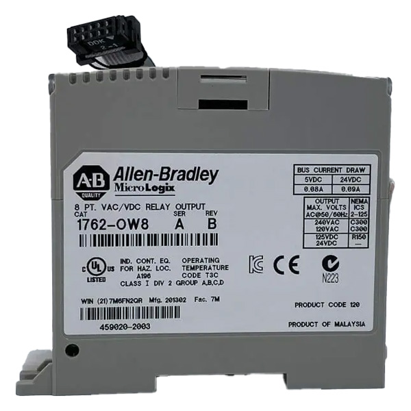 Allen Bradley Relay Output Module 1762-OW8 — Модули ввода-вывода