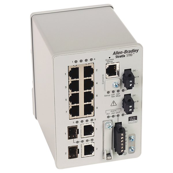 Allen-Bradley Stratix 5700 10 Port Managed Switch 1783-BMS10CGN — Промышленные сети