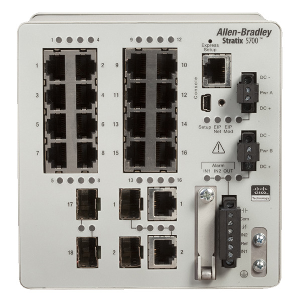 Allen Bradley Industrial Managed Ethernet Switch 1783-BMS20CA — Промышленные сети