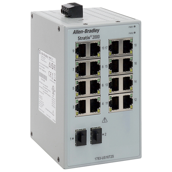 Allen Bradley Stratix 2000 Unmanaged Switch 1783-US16T2S — Промышленные сети