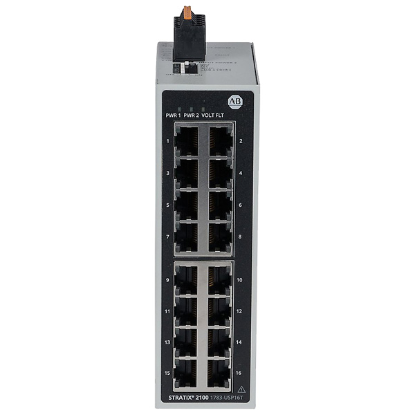 Allen Bradley Stratix 2100 Unmanaged Ethernet Switch 1783-USP16T/A — Промышленные сети