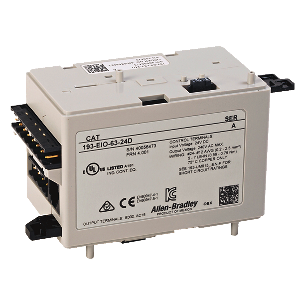 Allen Bradley E300/E200 240V AC Control Module 193-EIO-63-24D — Модули ввода-вывода
