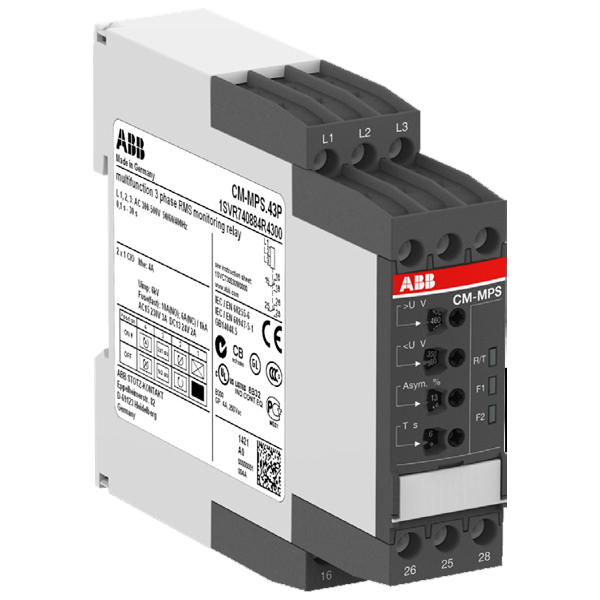 ABB CM-MPS.43 Multifunctional Three-phase Monitoring Relay 1SVR630884R4300 — Реле
