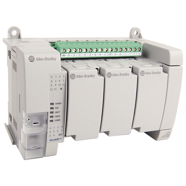 Allen Bradley Micro830 24 I/O Controller 2080-LC30-24QWB — Контроллеры и ПЛК