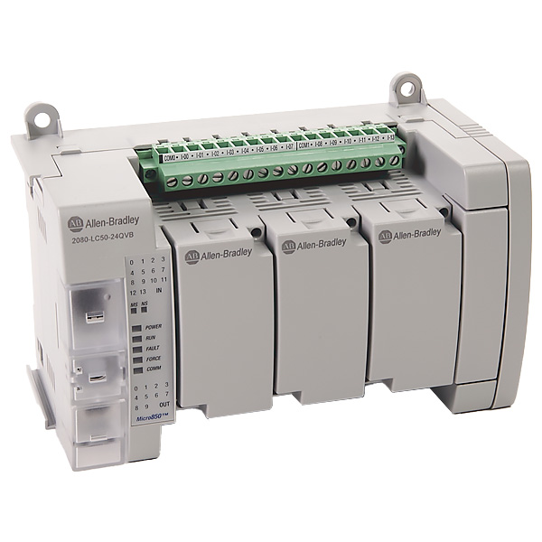 Allen Bradley Micro850 Controller 2080-LC50-24QVB — Контроллеры и ПЛК