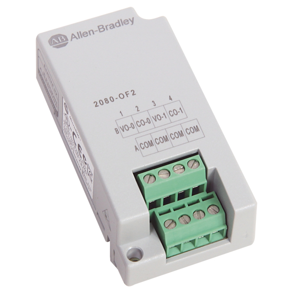 Allen Bradley Micro800™ Non-isolated Unipolar Analog Output Plug-in Module 2080-OF2 — Модули ввода-вывода