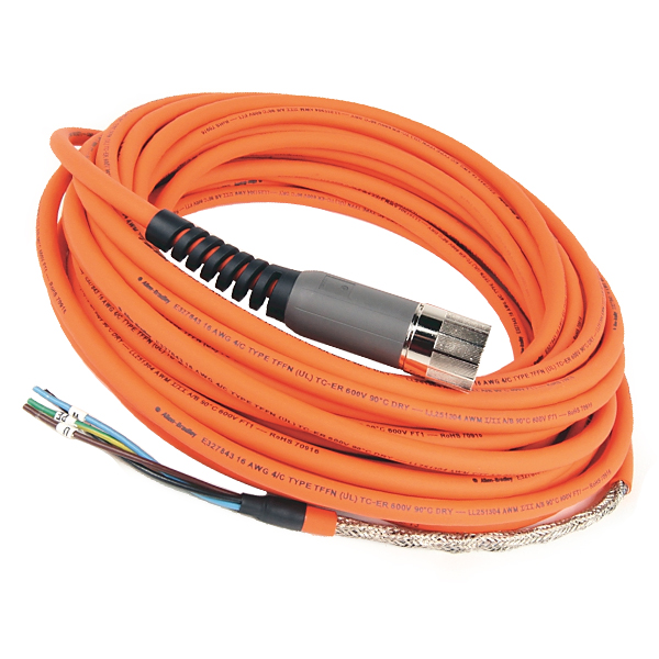 Allen Bradley MP-Series 15m Servo Power Cable 2090-CPWM7DF-16AA15 — Двигатели и сервосистемы