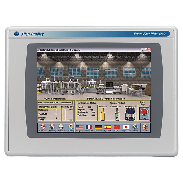 Allen Bradley PanelView Plus 6 Terminal 2711P-T10C4D9 — Панели оператора HMI