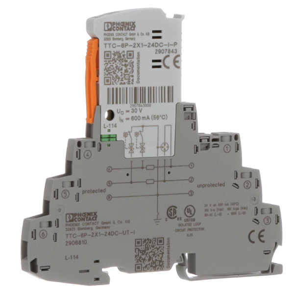 TTC-6P-2X1-24DC-UT-I | Phoenix Contact Surge Protection Device 2906810 — Промышленные компоненты