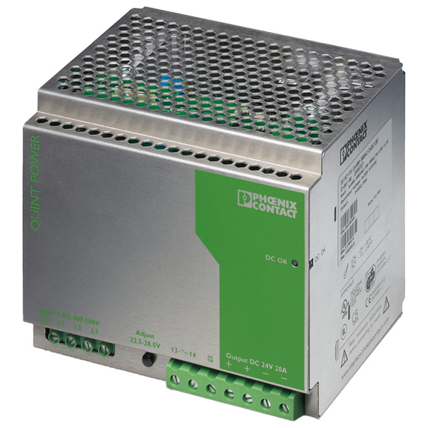 QUINT-PS-3X400-500AC/24DC/20 | Phoenix Contact Power Supply Unit 2938727 — Источники питания