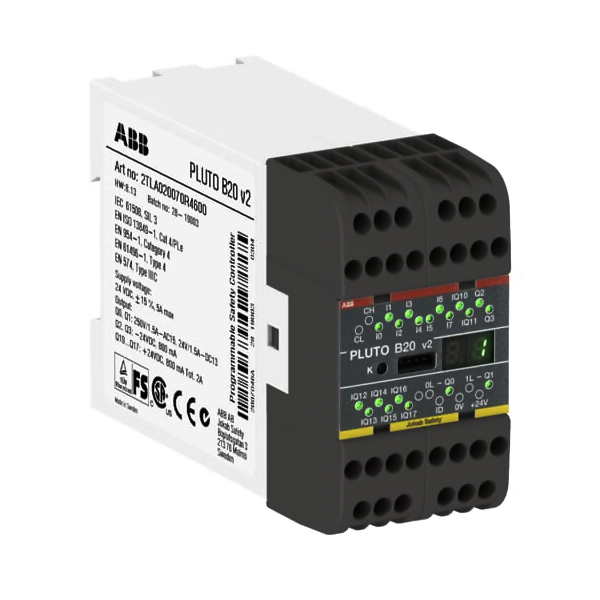 ABB Jokab Safety Pluto B20 v2, Safety-PLC 2TLA020070R4600 — Контроллеры и ПЛК