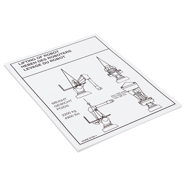 ABB Instruction Label 3HAB8150-1 — Промышленные компоненты