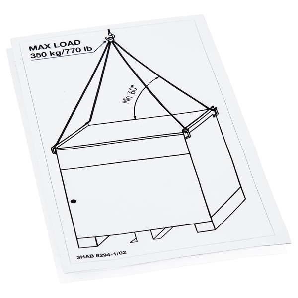 ABB Lifting Instruction 3HAB8294-1 — Промышленные компоненты