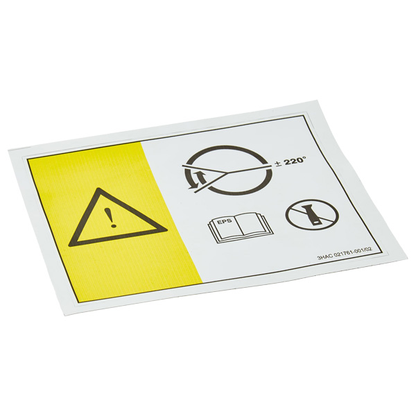 ABB Label 3HAC021761-001 — Промышленные компоненты