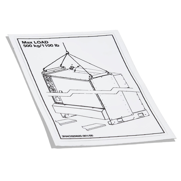 ABB Lifting Instruction 3HAC025820-001 — Промышленные компоненты