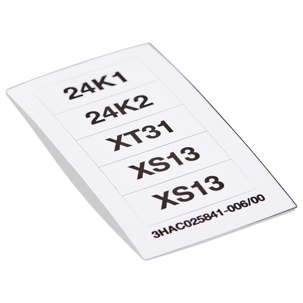 ABB Label Layout Euromap 67 DC 3HAC025841-006 — Промышленные компоненты