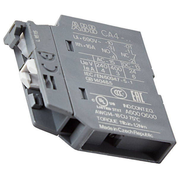 ABB Auxiliar Contact Block 3HAC039834-002 — Промышленные компоненты