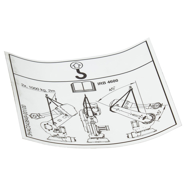 ABB Instruction Plate