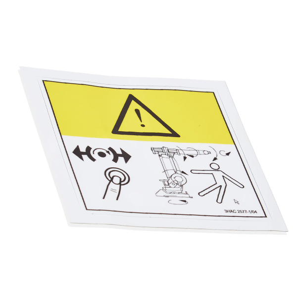 ABB Instruction Plate 3HAC2577-1 — Промышленные компоненты