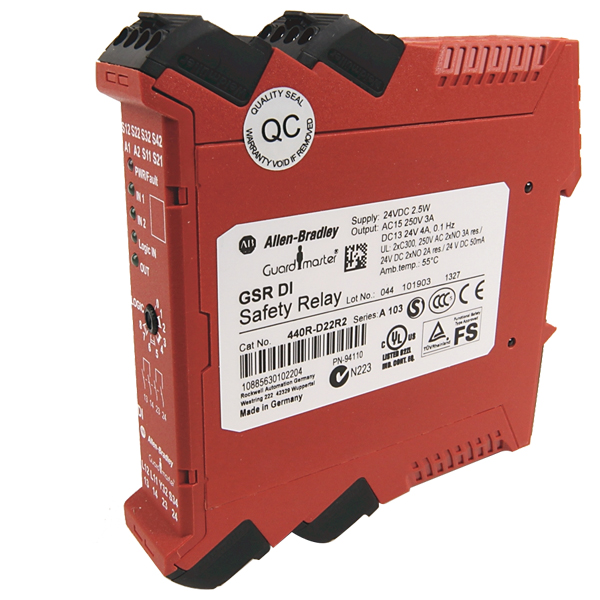 Allen Bradley Guardmaster Monitoring Safety Relay 440R-D22R2 — Реле
