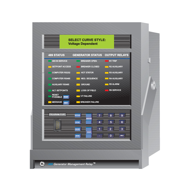 GE Multilin 489 Generator Management Relay System 489-P5-HI-A20-E — Реле