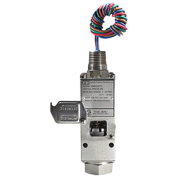 CCS 6900GZE Series Pressure Switch 6900GZE16 — Реле и датчики давления