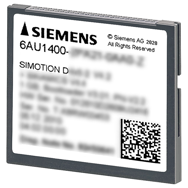 Siemens SIMOTION Drive-based 1 GB CompactFlash Card 6AU1400-2PA02-0AA0 — Приводы и преобразователи частоты