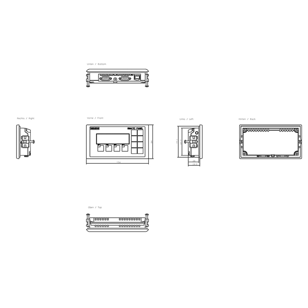 Siemens SIMATIC Operator Panel 6AV6641-0AA11-0AX0 — Панели оператора HMI