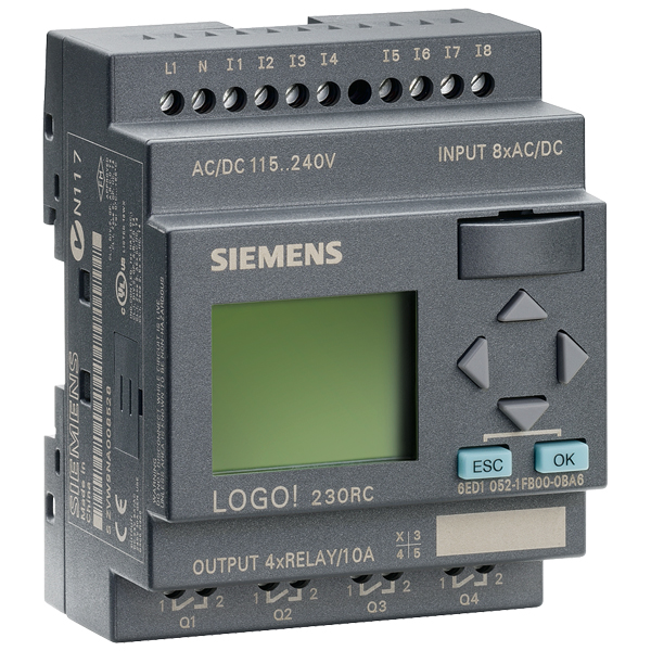 Siemens LOGO! 230 RC Logic Module (Spare Parts) 6ED1052-1FB00-0BA6 — Контроллеры и ПЛК