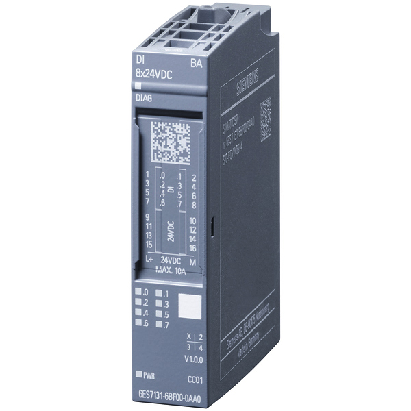 Siemens SIMATIC ET 200SP Digital Input Module (Spare Part) 6ES7131-6BF00-0BA0 — Модули ввода-вывода