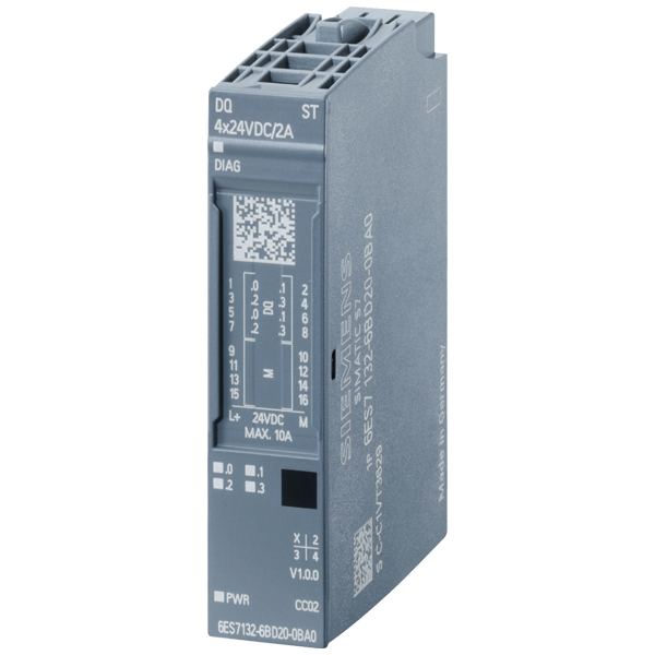 Siemens SIMATIC ET 200SP Digital Output Module 6ES7132-6BD20-0BA0 — Модули ввода-вывода