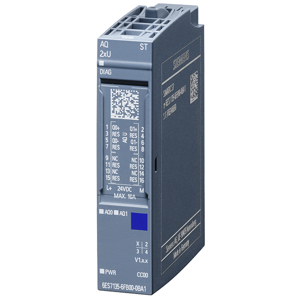 Siemens SIMATIC ET 200SP Analog Output Module 6ES7135-6FB00-0BA1 — Модули ввода-вывода