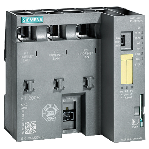 Siemens IM151-8F PN/DP CPU f. ET200S 6ES7151-8FB01-0AB0 — Контроллеры и ПЛК