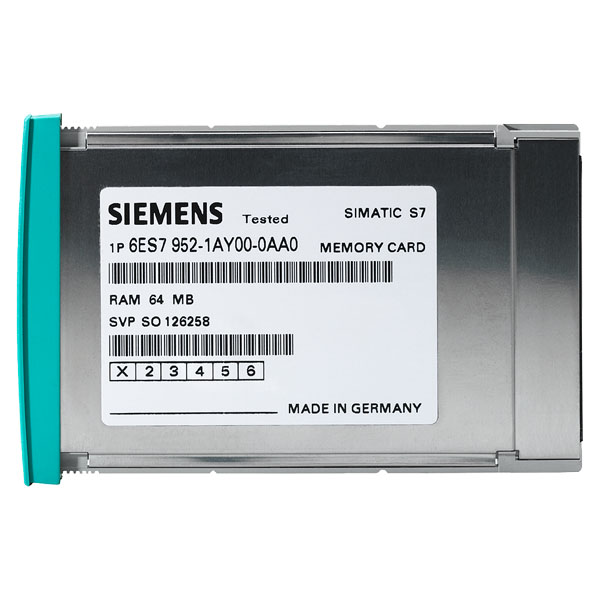 Siemens SIMATIC S7 RAM Memory Card 6ES7952-1AS00-0AA0 — Модули ввода-вывода