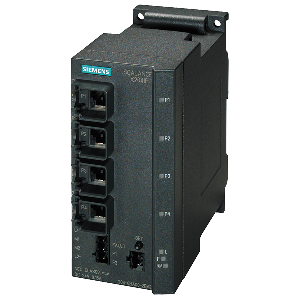 Siemens SCALANCE X204IRT Managed IE IRT Switch 6GK5204-0BA00-2BA3 — Промышленные сети