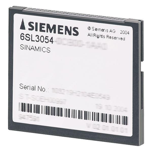 Siemens SINAMICS S120 CompactFlash Card 6SL3054-0EJ00-1BA0 — Модули ввода-вывода