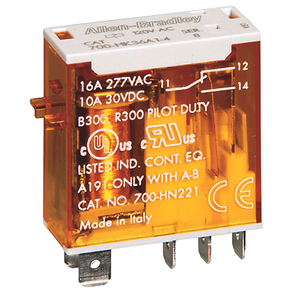 Allen Bradley Slim Line Relay 700-HK36Z24-4 — Реле