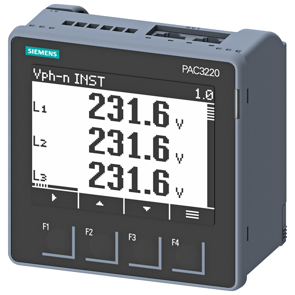 Siemens SENTRON PAC3220 Power Monitoring Device 7KM3220-0BA01-1DA0 — Промышленные компоненты
