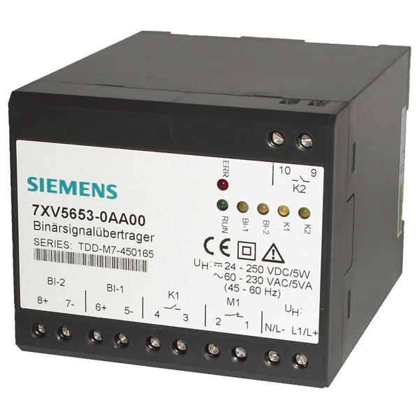Siemens 2-Channel Serial Binary Transmission Fibre Cable 7XV5653-0BA00 — Кабели и соединители