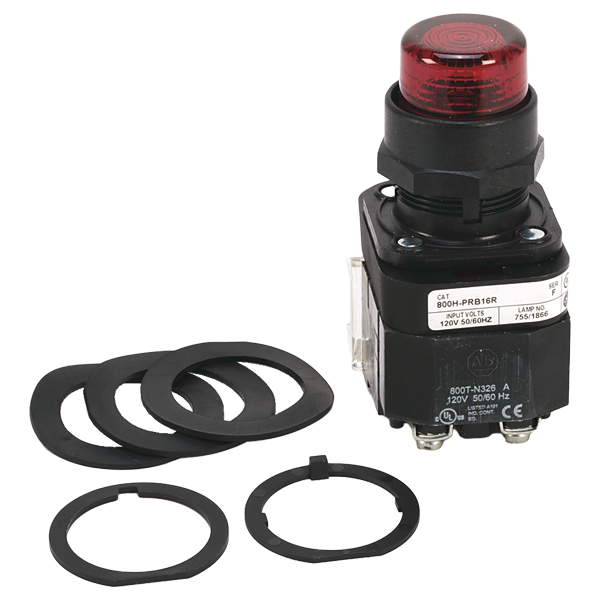 Allen Bradley Bulletin 800T/800H 30.5 mm Push Button 800H-QRBH2A — Промышленные компоненты