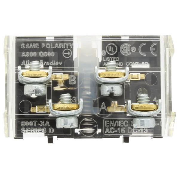 Allen Bradley Contact Block 800T-XA — Промышленные компоненты